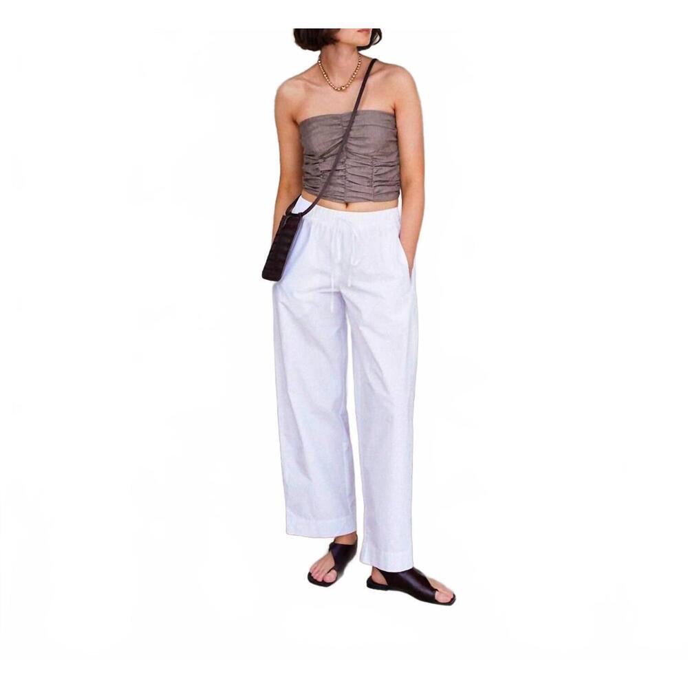 NEW YERSE draped camisole top in taupe